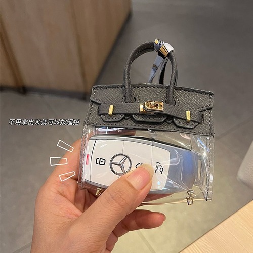 Mini Cute Aipods Earphone Bag Protective Case Universal Internet Red Transparent Platinum Bag Creative Car Key Storage Bag 