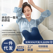 立昌颈椎按摩器腰背部多功能腰椎靠垫脖子肩颈部揉捏枕全身按摩仪