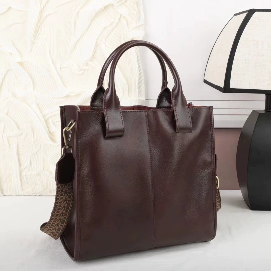 (Cross-border trading), leather capacious bag, cowhide, genuine leather