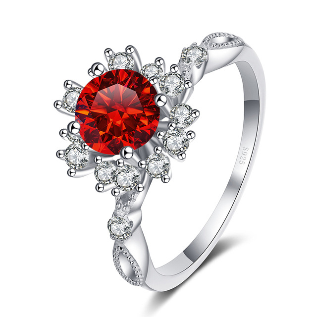 S925 anillo de plata para mujeres ricas flores anillo de diamante de oro de diamante pt950 mozan piedra anillo al por mayor