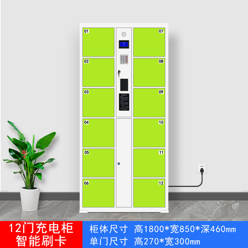 Gabinete de carga Reconocimiento facial Herramientas eléctricas de escaneo de código de WeChat Batería de litio Almacenamiento de almacenamiento de teléfonos móviles Almacenamiento inteligente