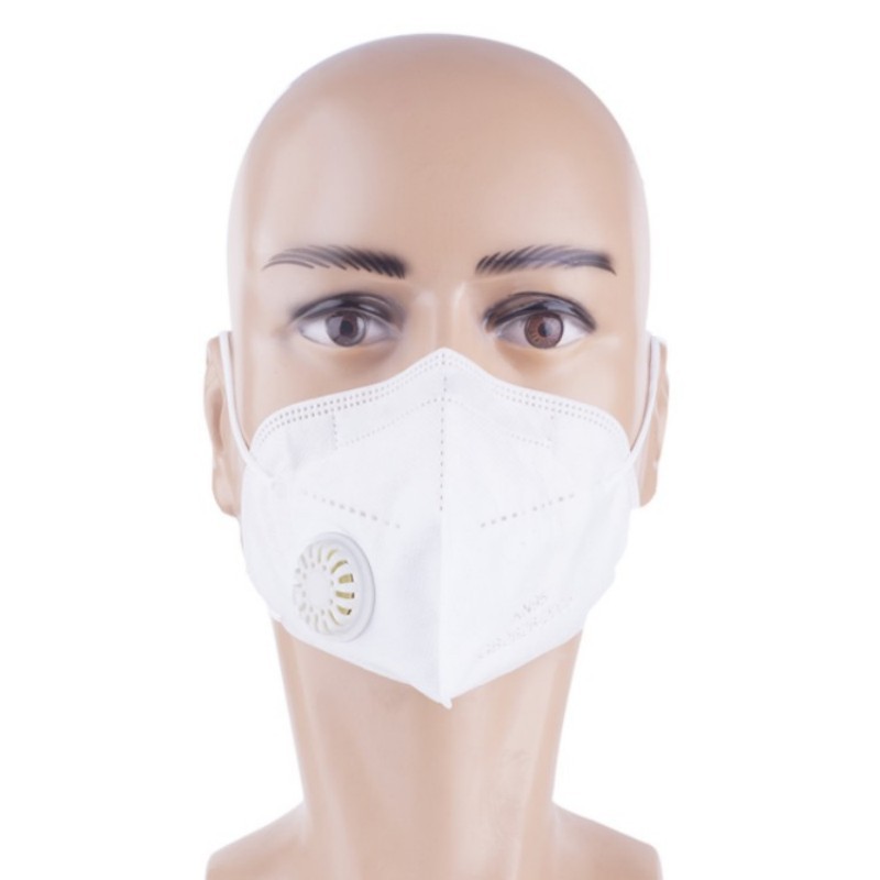 带呼吸阀口罩不闷气电焊工防烟PM2.5防唾沫飞溅 KN95雾霾防护口罩