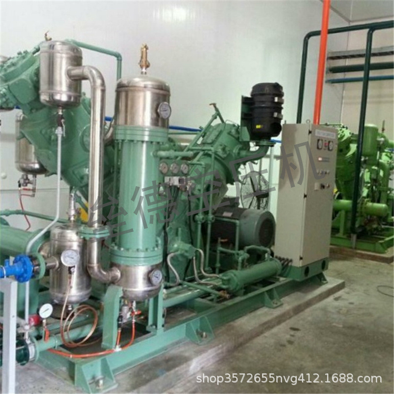12立方40公斤无油水冷高压增压机PET吹瓶空压机24小时运行