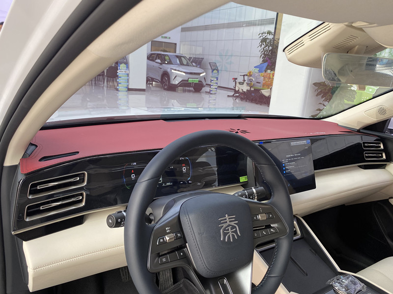 BYD Qin L plus central control instrument panel sunscreen sunshade decorative shading mat suede leather hair wholesale