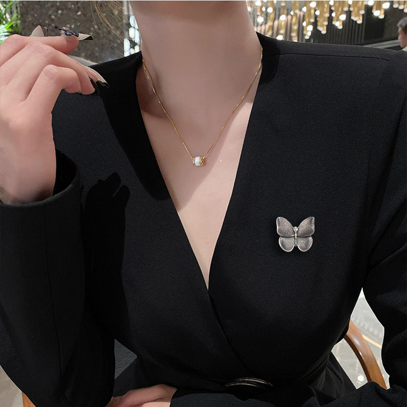 Brooches Classification IG Style Pin Butterfly Alloy Plating Unisex Brooches
