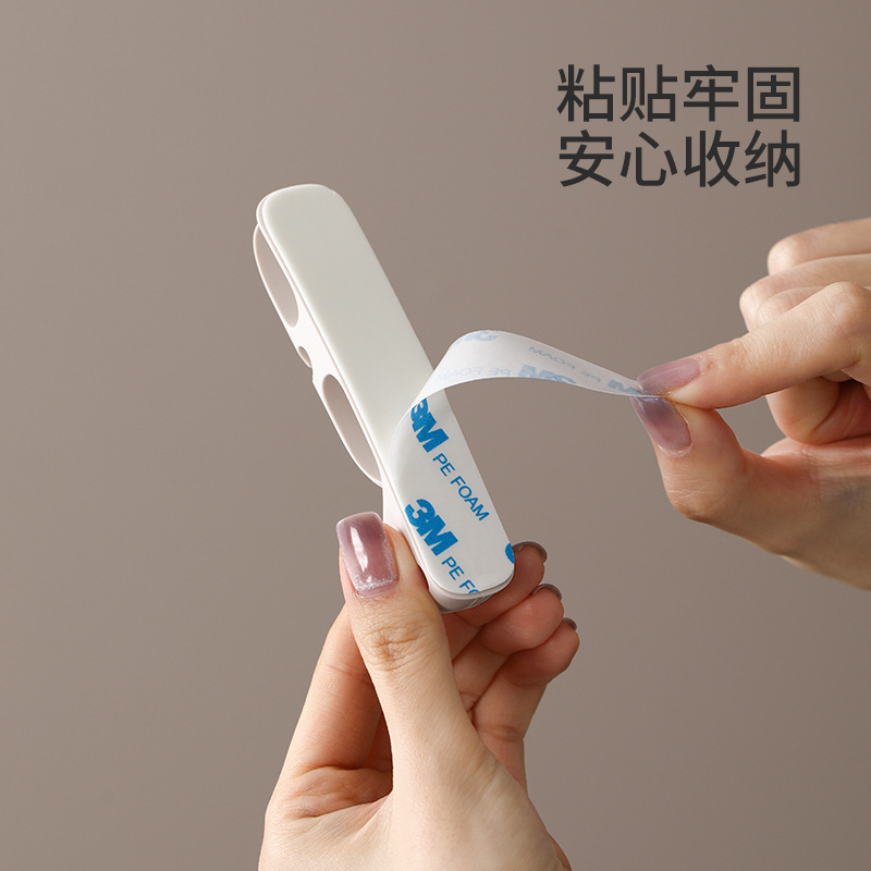 Fijador de cable de datos FaSoLa de escritorio autoadhesivo acabado de almacenamiento de cable de datos de red hebilla de cable de datos de silicona sin rastro