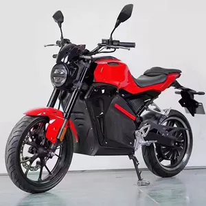 V8 Elektrikli Motosiklet 17 Düym 72V 2000W Elektrikli Avtomobil