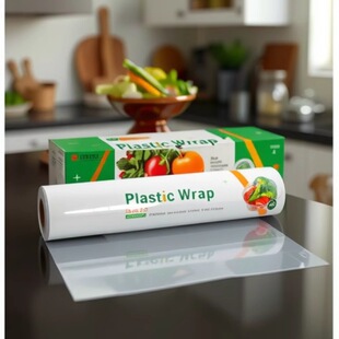 [Small wholesale] PE food grade commercial large roll fruit and vegetable refrigerator packaging plastic wrap household disposable