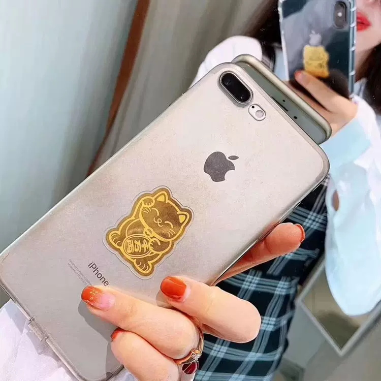 周家同款招财猫手机贴开运仿金箔红包利是封抖音同款小红书爆款礼
