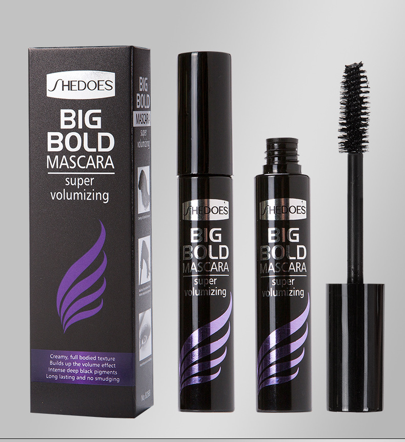 Shedoes transfronteriza nuevo maquillaje grueso curling de larga duración impermeable no floreciente rimel ventas directas de la fábrica