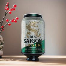 大量批发越南特产Bia Sài Gòn Lager 330ml西贡牌啤酒罐装饮料