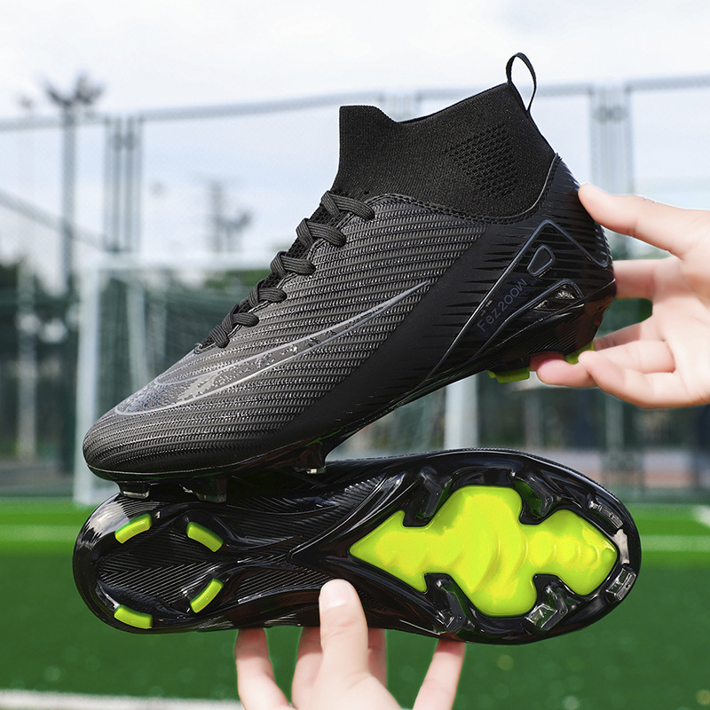 Zapatos de Fútbol de Caña Alta Más Vendidos en Amazon Internacional, para Hombre y Mujer, Zapatos de Fútbol de Entrenamiento y Competición con Tacos Largos para Deportes al Aire Libre para Adultos