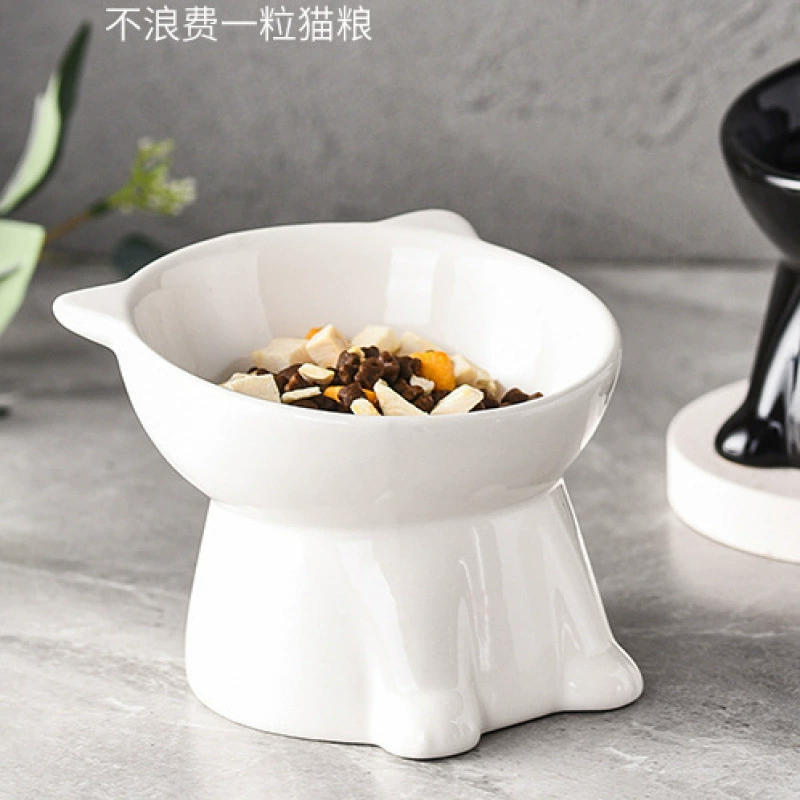 Керамическая миска для кошек Большая емкость миска для домашних животных питьевая вода корм для кошек миска для кошек миска для кошек
