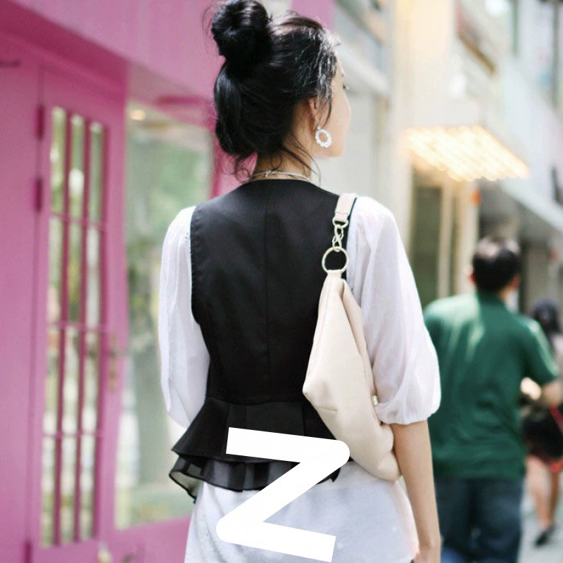 Summer short vest, thin jacket sleevless, suit, Korean style, slim fit