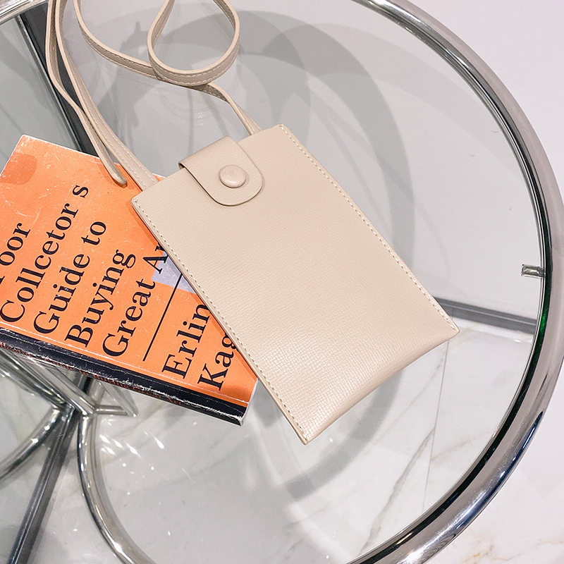 Verano transfronterizo nuevo bolso de hombro estilo coreano moda vertical teléfono móvil bolso simple hombro crossbody pequeño bolso logotipo imprimible