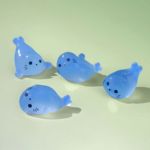 新品微缩夜光小海豹 海洋小动物DIY创意挂件造景摆件钥匙扣挂件