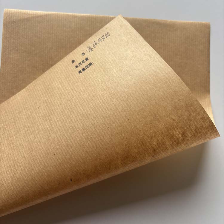 鸡皮纸条纹包装木浆牛皮纸 手捧面包复合自立袋纸