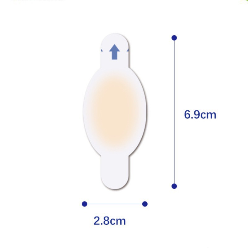 Hydrocolloid Heel Blister Patch Anti Friction Foot Sticker for Running Shoes Portable 25x65mm specifications
