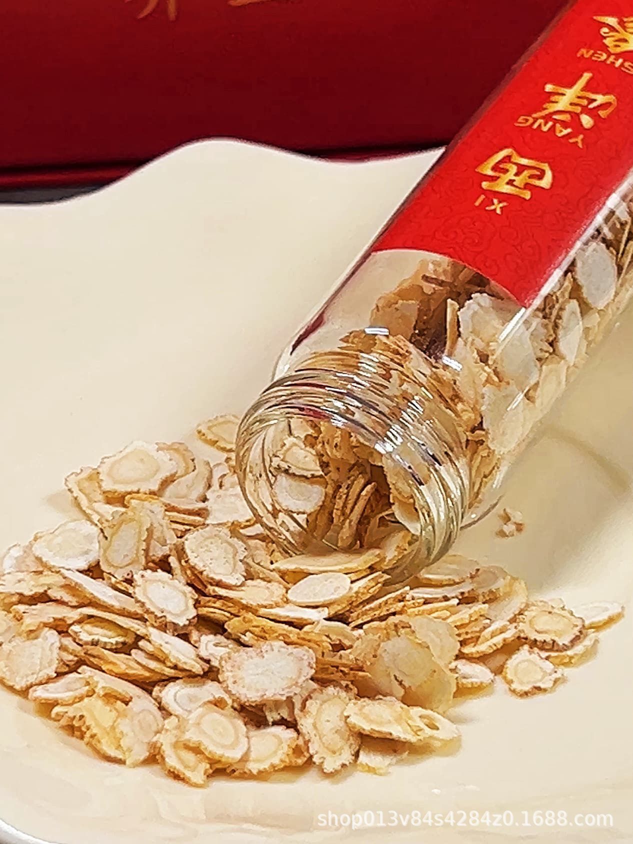 American Ginseng Slices 6mm Large Slices 90g Gift Box Jilin Changbai Mountain New Year Gift for Elders quality and texture
