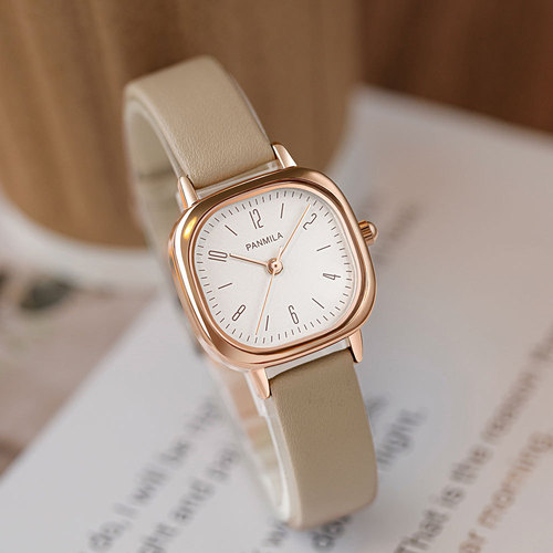 Small square watch PAMILA simple fashionable square women's watch temperament quartz belt women's watch