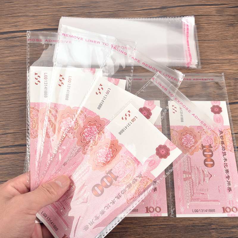 인터넷 연예인 돈 자체 접착 가방, 현금 보관 가방, 생일 깜짝 돈 특수 플라스틱 포장 가방, 돈 가방