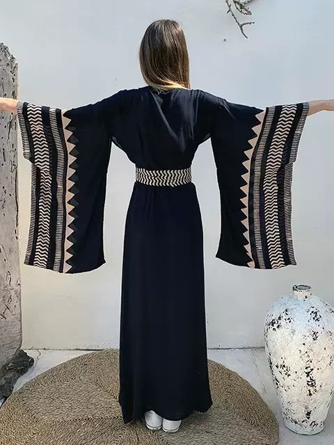 Fábrica de origen al por mayor Kimono japonés de vacaciones chaqueta de baño protector solar bikini 5054