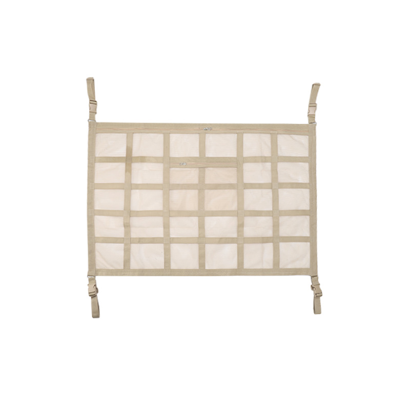 自動車用品メーカーが直接販売している物置箱の屋根収納ネット屋根荷物ネットポケット吊り式車載収納袋