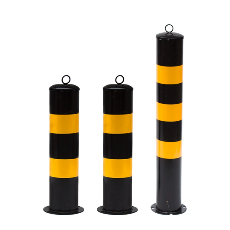 Стальные сигнальные колонны для парковок, светоотражающие столбы для ограждения, оцинкованные защитные колонны против столкновений, производитель из Гуандуна, светоотражающий дизайн.