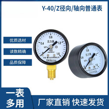 雷尔达仪表 Y40压力表轴向径向 小表直径40mm 气压液压表真空表