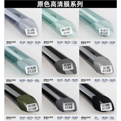 Car Solar Film, Glass Film, Heat Insulation Film, Sun Protection Film, Explosion-Proof Film, Skin Protection Film, Car Film, Full Car Wrap Film, Whole Roll (Automotive Film) - color-hd-primary-color-series-remark-model