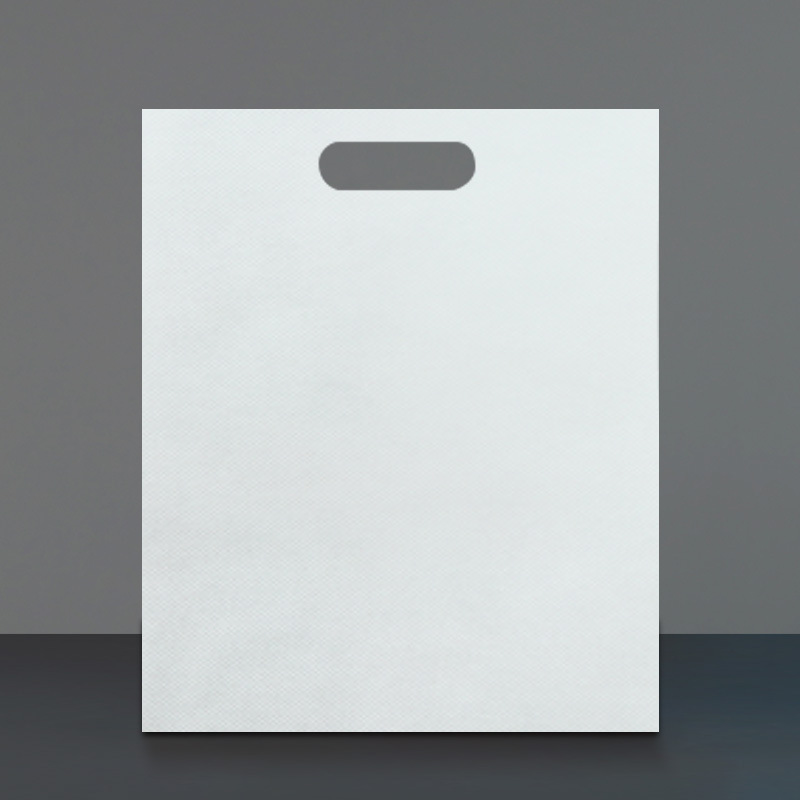 Inventario en blanco no tejido bolsillo plano de compras ropa bolsas de mano publicidad impresa regalos bolsas de promoción logotipo personalizado