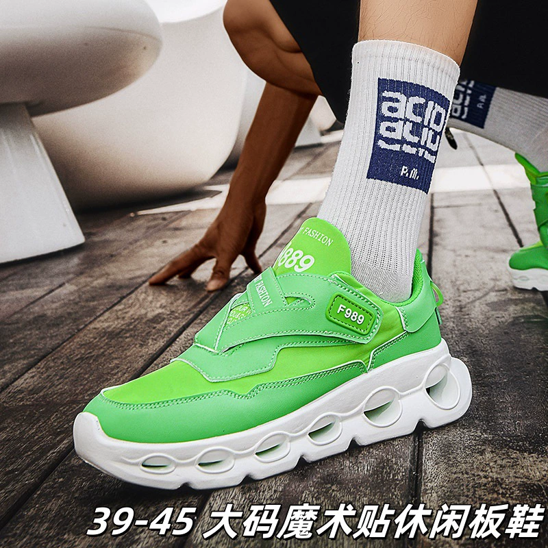 Спортивные туфли Мужская 2024 новая полая нижняя ткань Оксфорд Повседневные тренды Европейская станция Обувь Мужская обувь встряхивает новый стиль