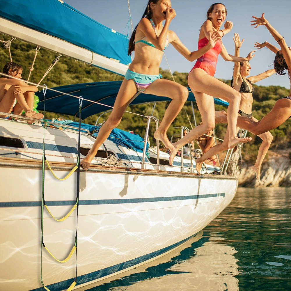 Резиновая лодка специально для посадки мягкая лестница надувная лодка Складная лестница