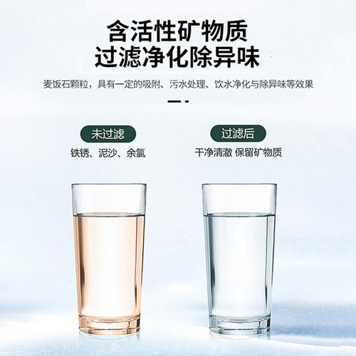 Universal interface faucet filter household kitchen tap water purification splash-proof universal removable and washable water filter