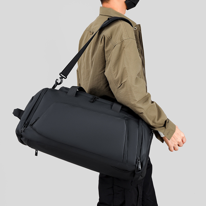 Bolsa de viaje multifuncional, bolsa de fitness para hombres, separación seca y húmeda, mochila de natación deportiva de gran capacidad, mochila de entrenamiento