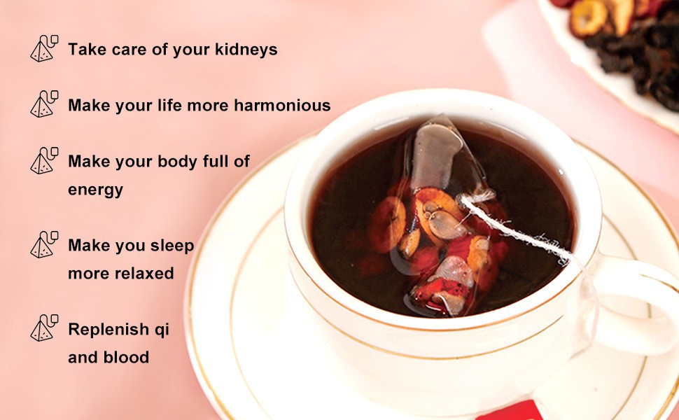 Ginseng Five Treasure Tea Ren Shen Wu Bao Cha Herbal Blend 5g x 30 Teabags for Daily Steeping key features