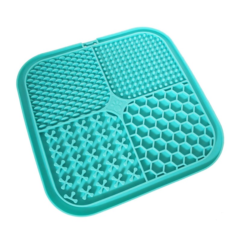 新しいペットなめるマット、ペット用食器、犬用スローフードマット、吸盤、スローフードマット、犬用スローフードシリコンプレースマット|undefined