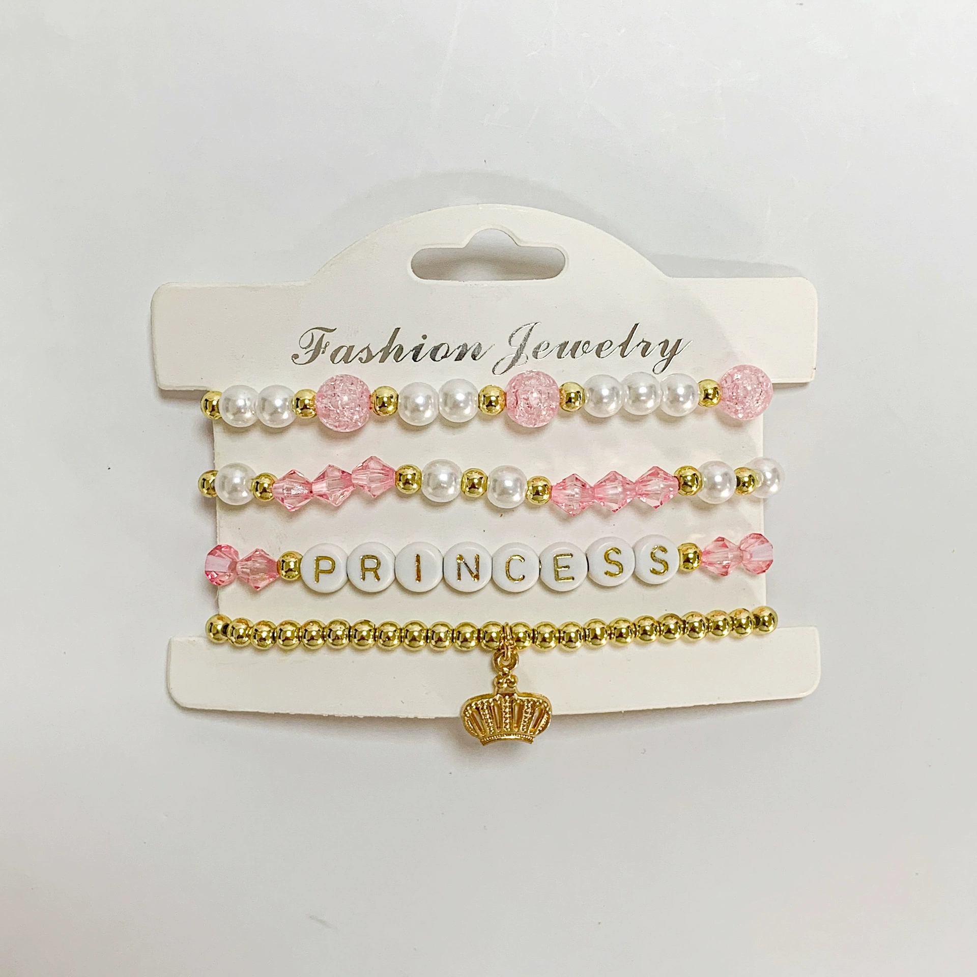 Хрустальные бусы Упружинные браслеты аксессуары Crown Friendship пара украшения можно установить