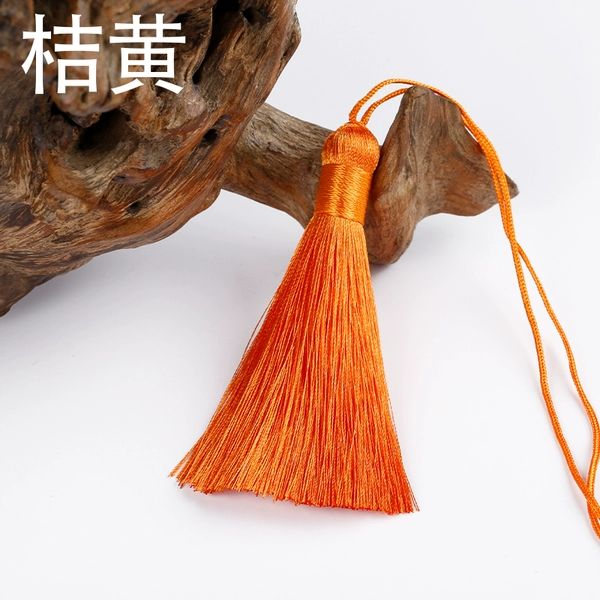 Orange k style tassels 10 pcs
