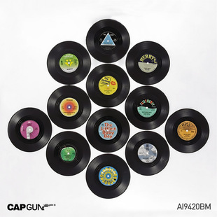 Record Coaster Non-slip Thermal Insulation Home Daily Beer Bar Mat