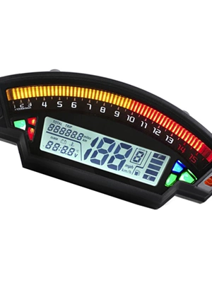 mileage speedometer, water temperature and – tachometer
