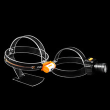 亚克力多位电筒展示架自行车灯架透明强光手电筒摆货头灯多功能架