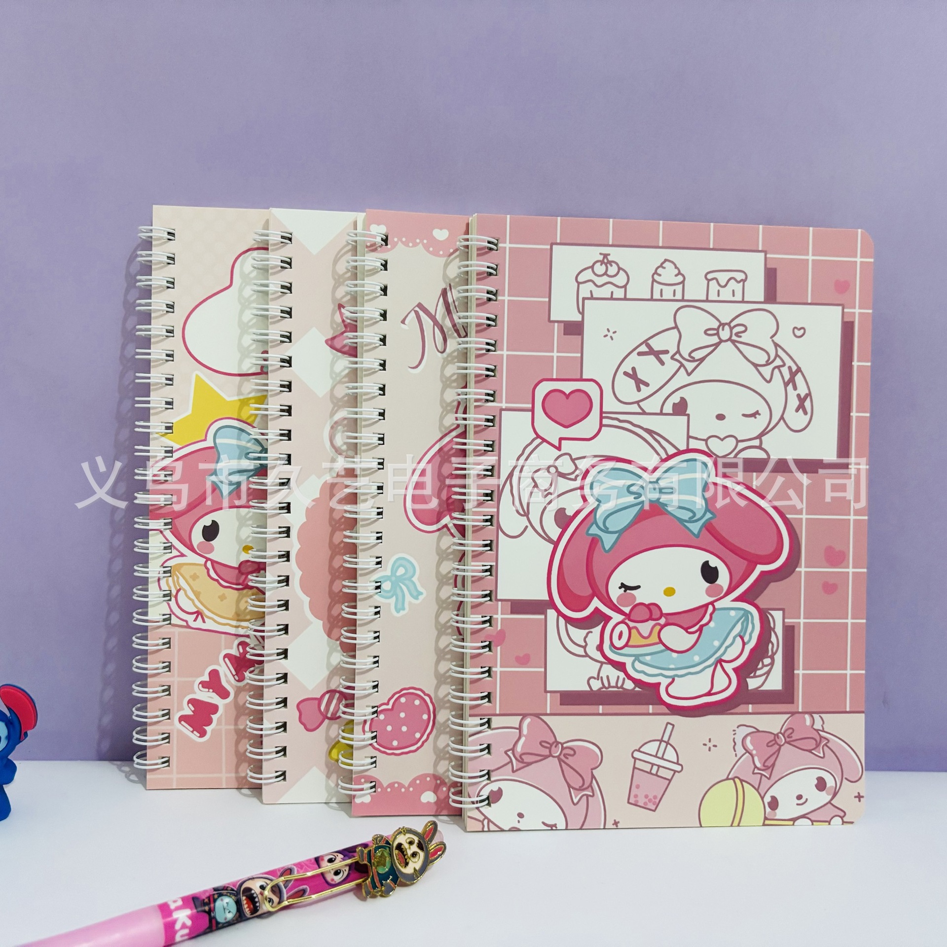 Labubu A5 bobina dibujos animados creativos estudiantes primarios de primavera especial cuaderno de tareas de viento