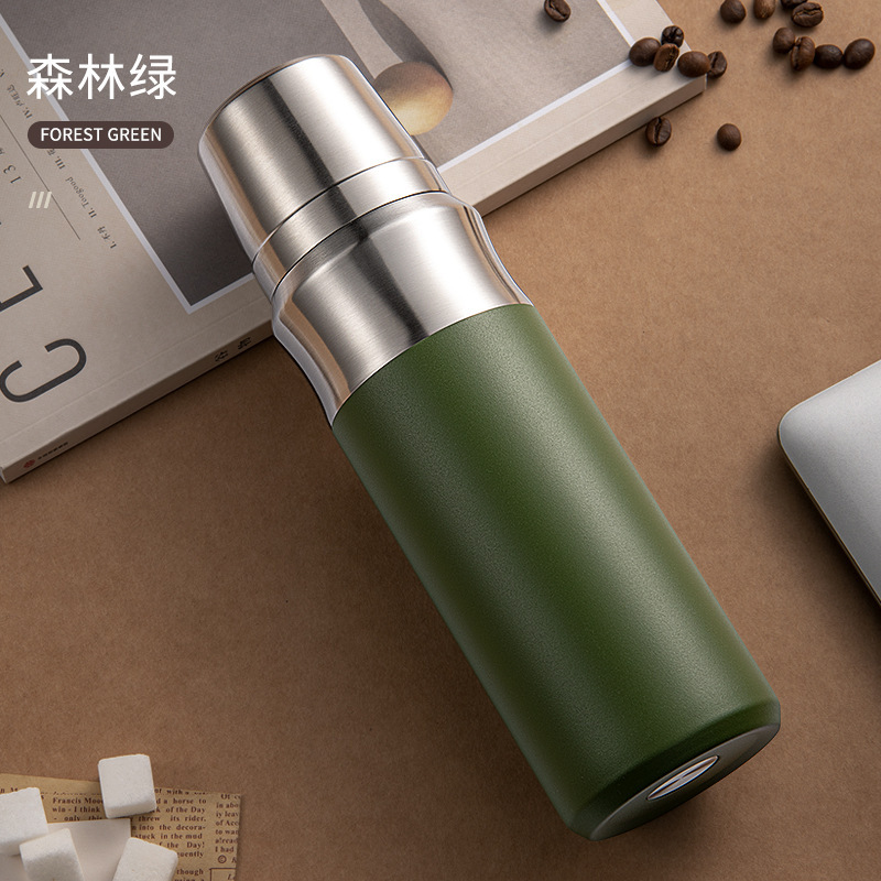 新款不锈钢保温杯一盖双饮316保温水杯高档车载杯全钢保温杯定 制|undefined