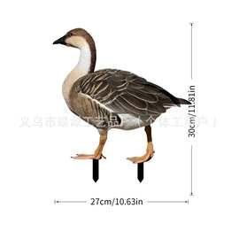 跨境动物主题户外庭院地插装饰摆件田园风格花园草坪创意插牌批发