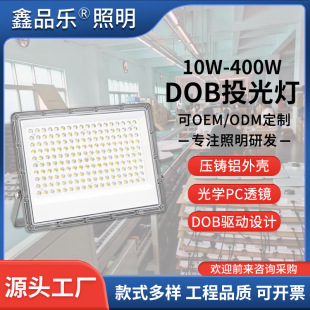 Led Floodlight Outdoor Waterproof Dob Floodlight Outdoor Floodlight Construction Site Lens Floodlight