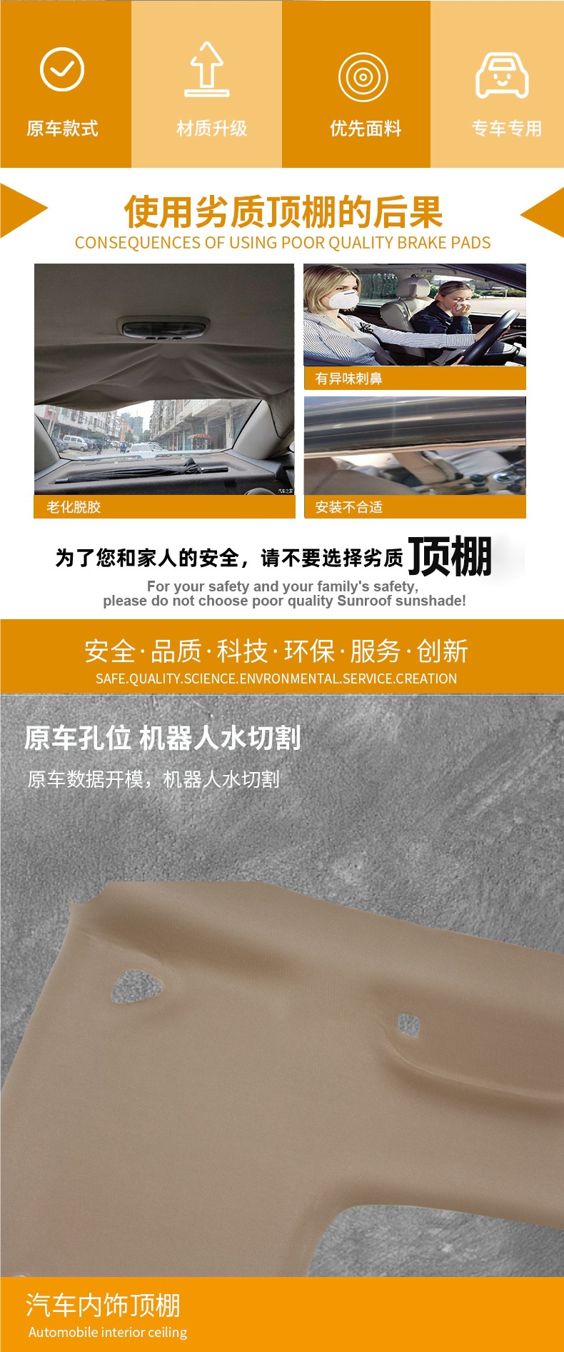 Suitable for Nissan Tiida Tiida Teana Car Interior Ceiling Lining Qashqai Sylphy Liwei Ceiling Cloth Assembly