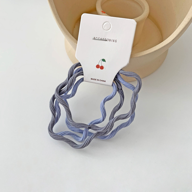 Japonés color caramelo no duele banda de pelo lindo todo-fósforo cuerda de pelo de alta banda de goma elástica Cola de Caballo cuerda de pelo accesorios para el cabello al por mayor