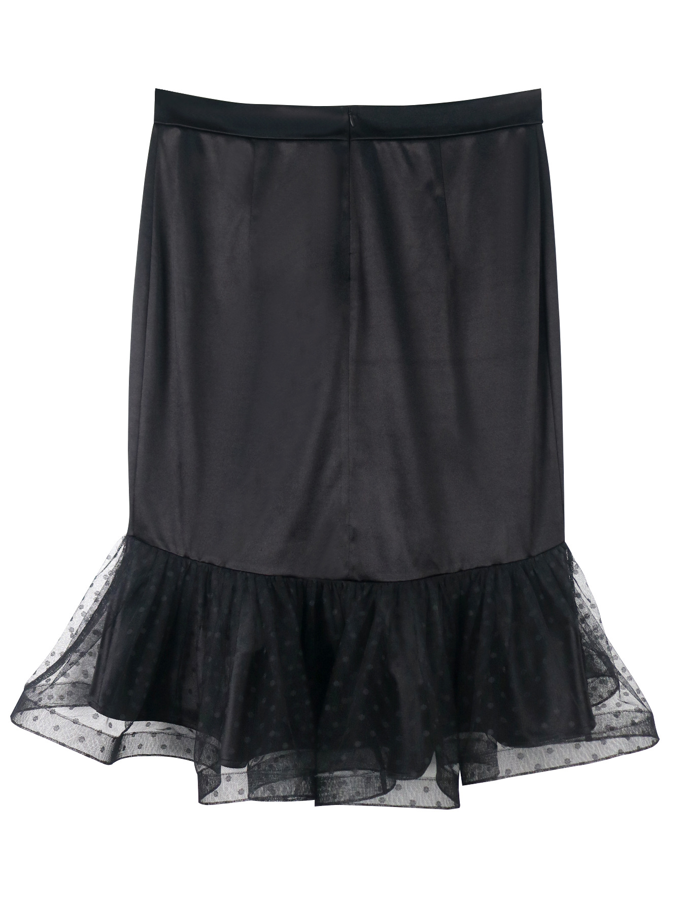 Women's Skirt Solid Colour Elegant Skirt For Party Gathering_voghion.com