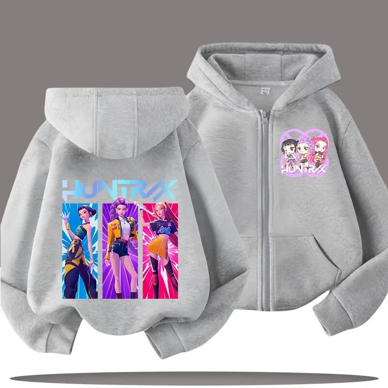 Funny Zipper Sweatshirts Kpop Demon Slayer Hoodies Children's Clothing Kids Girls Boys Sweatshirts Funny Zipper Sweatshirts Kpop Demon Slayer Hoodies Children's Clothing Kids Girls Boys Sweatshirts